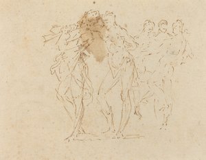 Musiker og dansende figurer af Donato Creti