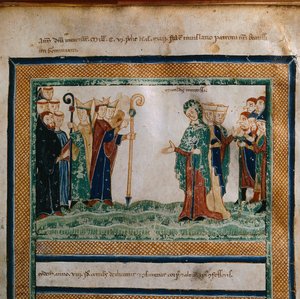 Matilda of Tuscany From: Vita Mathildis di Donizone di Canossa, Between 1111 and 1115dani af Donizone di Canossa