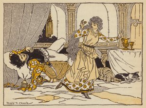 Gigi og den magiske ring, italiensk eventyr (farve litho)
