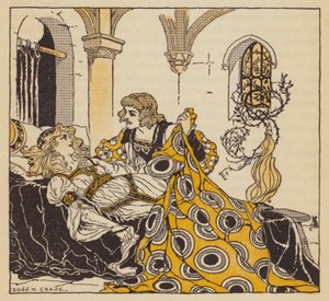 Tornerose (farve litho)