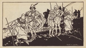 The Wise Men of Gotham, engelsk folkeeventyr (litho)