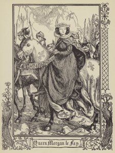 Dronning Morgan le Fay af Dora Curtis