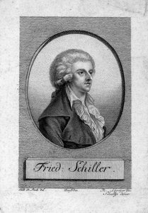 Portræt af Friedrich von Schiller 1759-1805 af Dora Stock