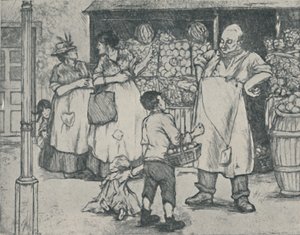 Marketing i Suburbia, 1920 af Doris Davis