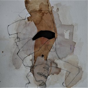 Abstrakt menneskefigur af Doris Schmitz