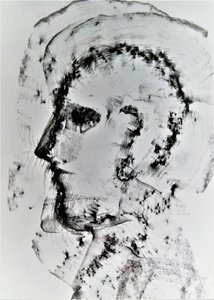 Abstrakt lagdelt profil af Doris Schmitz