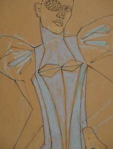 Avantgarde-modefigur af Doris Schmitz