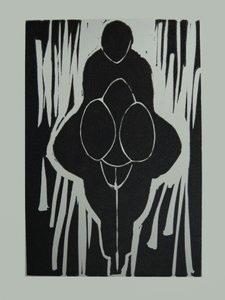 Fremtrædende abstrakt figur af Doris Schmitz