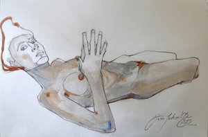 Egon Schiele poserer af Doris Schmitz