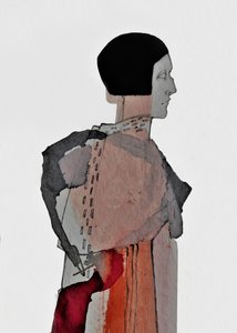 Elegant abstrakt figur af Doris Schmitz