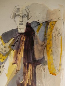 Elegant modefigur af Doris Schmitz