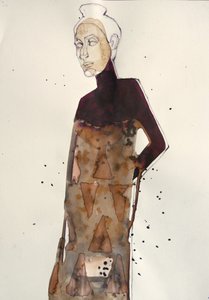 Elegant modefigur af Doris Schmitz