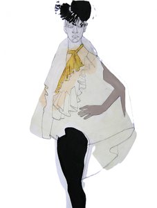 Elegant modefigur af Doris Schmitz