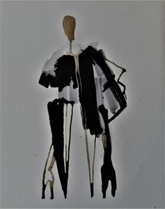 Elegant modefigur af Doris Schmitz