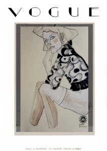 Elegant modeillustration af Doris Schmitz