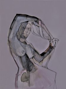 Udtryksfuld kvindefigur af Doris Schmitz