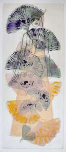 Figur af et ginkgoblad af Doris Schmitz