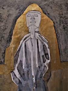 Gylden meditationsfigur