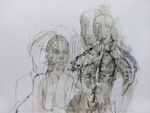 Menneskefigurer i lag af Doris Schmitz