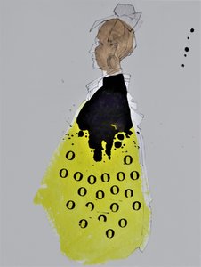 Moderne modeillustration af Doris Schmitz