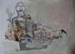 Liggende figurer af Doris Schmitz