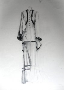 Vintage-modeskitse