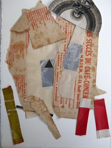 Vintage-papircollage