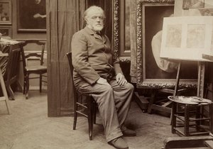 Portræt af en Maler i hans Atelier