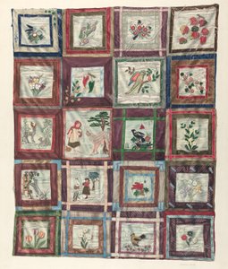 Applikeret quilt af Dorothea Bates