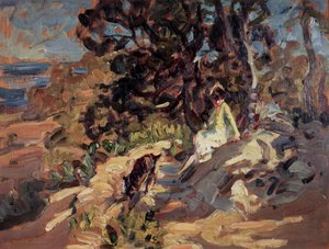 Resting (olie på lærred) af Dorothea Sharp