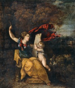 Sybil og geni af Dosso (attr.to) Dossi