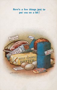 Krigsrationer (farvelitografi)