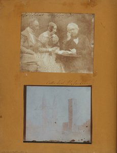 Den østlige gavl i St. Andrews -katedralen og St. Regulus -tårnet fra nordvest af Dr. John Adamson