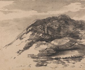 Komposition inspireret af Richard Wilsons Paintings of Cader Idris