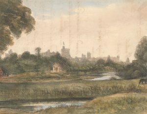Udsigt over Windsor fra ned ad floden af Dr. William Crotch
