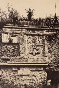 Uxmal, indisk basrelief, nonnepaladset (Uxmal, Bas Relief de l