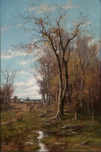 Efterårslandskab af Du Bois Fenelon Hasbrouck