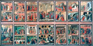 Maesta, Lidenskabshistorier, 1308-1311 af Duccio di Buoninsegna