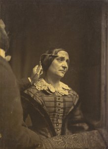 Opmærksomhed, opmærksomt blik venstre, Smertefuld opmærksomhed højre, 1854-1856, trykt 1862.