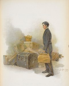 En jernbaneportør. af Dudley Hardy