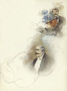Karakterer til Savoy-middag af Dudley Hardy