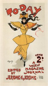 Journal To-Day, redigeret af Jerome K. Jerome Poster, 1895