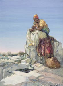 Slangetæmmer, 1900 af Dudley Hardy