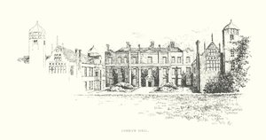 Cobham Hall (litografi) af Duncan Moul