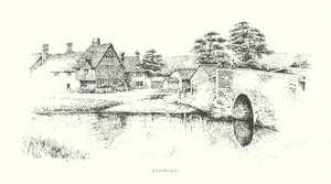 Eynsford (litografi) af Duncan Moul