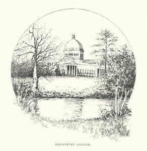 Haileybury College (litografi) af Duncan Moul