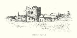 Otford Slot (litografi) af Duncan Moul