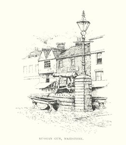 Russian Gun, Maidstone (litografi)