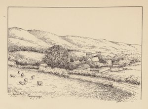 Sussex: Poynings (litografi) af Duncan Moul