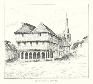 The Moot Hall, Thaxted (litografi) af Duncan Moul